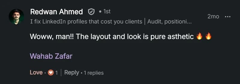 Review from redwan